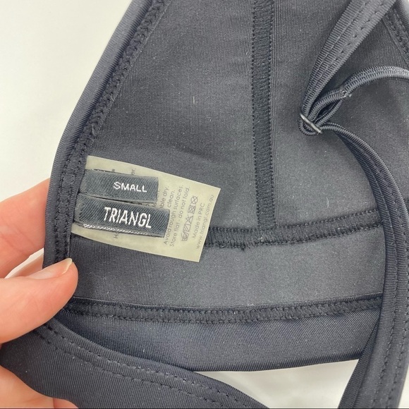 Triangl Farrah Crochet Yellow Bikini Top - Picture 5 of 7